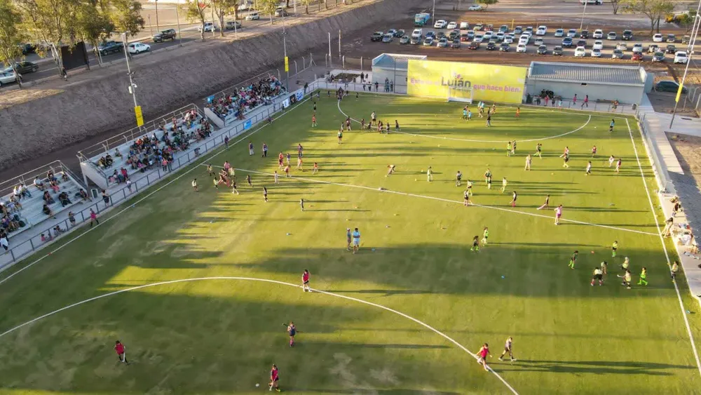 Microestadio de Hockey en Luján de Cuyo. Foto: Municipalidad de Luján de Cuyo.