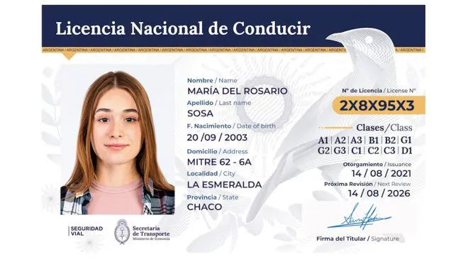 Licencia de conducir digital